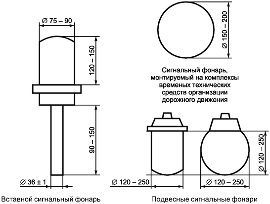 Примеры схем сигнальных фонарей