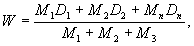 Содержание дефектных МСШ W, %,
